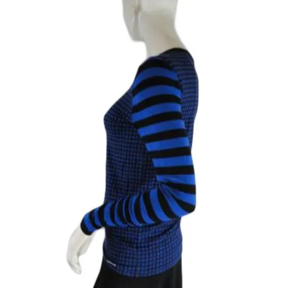 Michael Kors Top Black and Blue - Picture 2 of 7